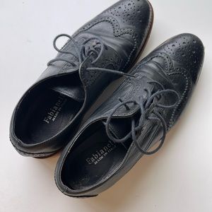 Fabianelli leather shoes. Oxfords made in Italy. Size 37.